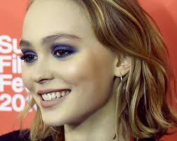 Lily-Rose Depp will make you reconsider blue eyeshadow