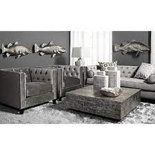Make A Statement With Our Royce Sofa A Z Gallerie Exclusive Royce Has Been Strikingly Upholstere Charcoal Sofa Living Room Coffee Table Living Room Furniture