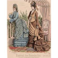 Did you scroll all this way to get facts about victorian bustle gown? Surface Spell Gothic Striped Victorian Bustle Skirt Clobbaonline