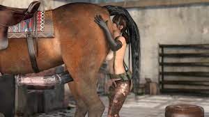 Horse rimjob porn
