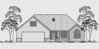 Bonus rooms can be finished at the. One Story House Plans House Plans With Bonus Room Over Garage H