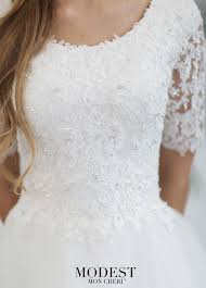 Modest Wedding Dresses Modest By Mon Cheri Cute Wedding Dress Ball Gowns Wedding Ball Gown Wedding Dress