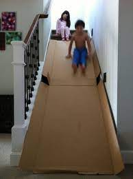 Who Needs Kids I Want To Do This Diy Slides Stair Slide Diy For Kids