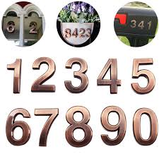Just peel off the adhesive back and stick it to mailbox and anywhere you need. 2 3 4 Inch High 2 75 Double 3 Silver By Hopewan Silver Shining Door Address Number Stickers For House Apartment Office Room 2 Pack Mailbox Numbers 3 Hardware Mailboxes Accessories