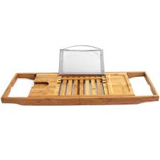Vintage stash box combo 🍁 this discrete bundle includes engraved bamboo box, a lock, 2 keys, a smooth 55 tooth grinder, a uv protecting glass jar, a metal rolling tray and a wooden poking tool. Bamboo Wooden Bathtub Tray Adjustable Bathroom Organizer Reading Rack Tablet Holder Cellphone Wine Glass Holder Luxury Enjoyment Storage Trays Aliexpress