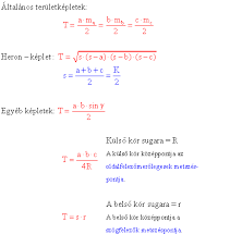 Egyeb Teruletkepletek Haromszogekhez Tudomanyplaza