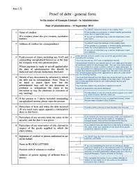The liquidator of the now defunct malaysian airline system bhd (mas) has called on creditors to submit their proof of debt and claim. Proof Of Debt Form Example Fill Online Printable Fillable Blank Pdffiller