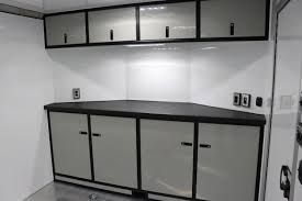 Utility cabinet offers tons of convenient storage space for tools and supplies. Rail Ryder Custom Enclosed Car Carrier Trailer Self Loading Track System For Trailers