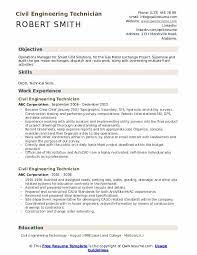 Looking for engineering technician resume samples? Civil Engineering Technician Resume Samples Qwikresume