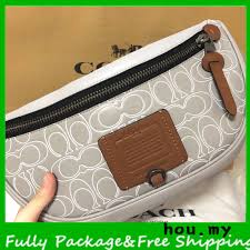 Get the best deal for coach bags for men from the largest online selection at ebay.com. Coach 78899 Leather Silver C Pattern Men Bag Large Capacity Multi Use Original Waist Bag Chest Bag Shopee Malaysia