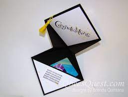You can write thank you and signature as we did above or you can write a larger thank you in the center as the. Grad Cap Gift Card Holder Tutorial Qbees Quest