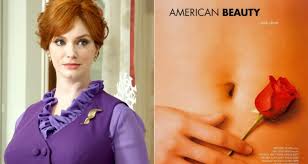 This poster is a great collectors item. Christina Hendricks Reveals That It S Her Hand On The Iconic American Beauty Poster