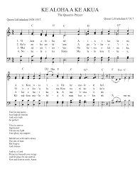 Click title to access melody. The Queen S Prayer Ke Aloha A Ke Akua Sheet Music For Piano Solo Musescore Com