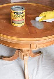 How to remove stains from linen tablecloth magiclinen. Refinishing A Table How I Brought My Beat Up End Table Back To Life Driven By Decor