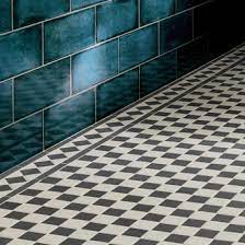 Use this patterned square tile with coordinating corner and border tiles to create the perfect look for your space. Victorian Mosaics Range Topps Tiles