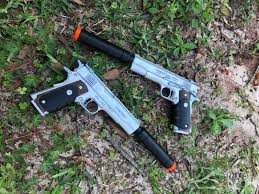 Anyone Know What These Black Parts Of The Silverballers' Grips Are Called?  : R/Hitman