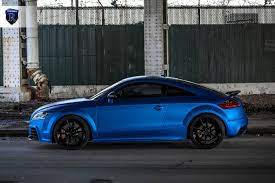 Blue Chrome Audi Tt Rs By Rohana Wheels Audi Tt Rs Audi Tt Audi