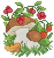 If you like something, just click on the link below each image. X Stitch Magic Kitchen Series Beautiful Boletus Mushrooms