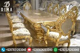 Jual meja belajar lipat anak. Meja Makan Mewah Minerva Ukir Jepara Murah Terbaru Df 0031