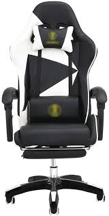 Gaming Chair Office Racing Chair With Footrest Ergonomic Design Adjustable Headrest Lumbar Gaming Racing Office Co In 2020 Racing Chair Sport Chair Ergonomic Chair