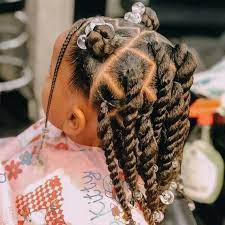 Here Is Another Option For A Cute Protectivestyle This Hairstyle Has Chunky Kids Hairstyles Girls Cute Toddler Hairstyles Little Girls Natural Hairstyles