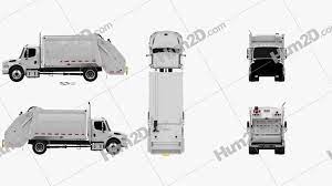 Freightliner M2 Heil Pt 1000 Garbage Truck 2012 Clipart Garbage Truck Freightliner Clip Art