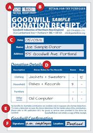 how to fill out a goodwill donation tax receipt goodwill