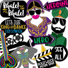 Downloadable Free Printable Photo Booth Props Birthday Pdf Bollywood India Photo Booth Props 30 Printable Party Props Etsy Party Props Bollywood Theme Party Bollywood Party Decorations