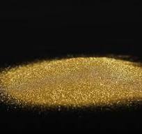 Sparkly reddish real gold glitter powder