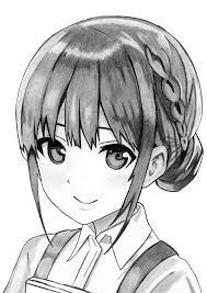 Pencil drawing of cute anime girls. How To Draw Cute School Girl Anime Anime Drawing Styles Anime Drawings Anime Character Drawing