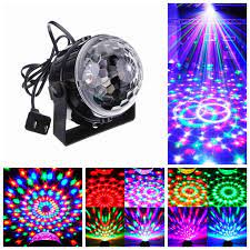 spraakbesturing rgb led podium lampen crystal magische bal geluid controle laser podium effect party disco club dj licht in spraak podium verlichting disco led