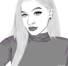 Pinterest Thisslloser Fotos Tumblr Desenhos Menina Tumblr Desenho Desenho De Rosto