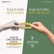 Exchange your old gold for stunning new designs with zero deductions on  18k+ gold! Enjoy an extra karat with diamond jewelry purchase. #TanishqUSA  #GoldExchange #goldjewelry #diamonds