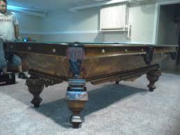 Rare 8 Brunswick Antique Pool Table Truly A Museum Piece Pool Table Movers Antique Pool Tables Billiards