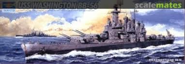 History of this world war ii battleship and the men who sailed on her. Uss Washington Bb 56 Trumpeter 05735 2006