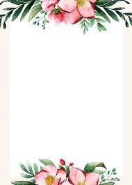 Download Premium Vector Of Flowers Invitation Card Template Vector 679715 Flower Invitation Card Wedding Invitation Card Design Flower Invitation