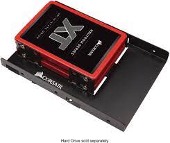Corsair Dual Sata Drive Enclosure For 2 5 Solid State Drives Black Cssd Brkt2 Best Buy