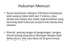 Semalam, polis johor telah mengadakan operasi melakukan. Seksyen 379 Kanun Keseksaan Sang Hook