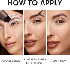 Amazon.com : Eyebrow Stamp Stencil Kit