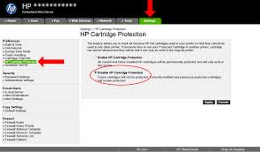 How To Disable Hp Cartridge Protection Inkntoneruk Blog