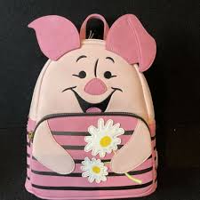 Pooh's got hunny in his belly and flowers on his head! Buy Loungefly Disney Winnie The Pooh Piglet Cosplay Backpack In Hand Online In Nigeria 143990753727