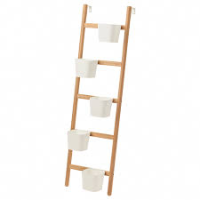 Satsumas Plant Stand With 5 Plant Pots Bamboo White Ikea In 2020 Ikea Plants Bamboo In Pots Plant Stands Outdoor