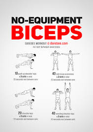 no equipment biceps workout