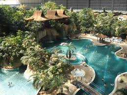 In Germany There Is Waterpark Called Tropical Islands It S Literal Tropical Island Built Inside Old Blimp Water Park Tropical Islands Resort Indoor Waterpark