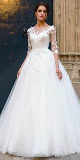 Attractive Tulle Bateau Neckline A Line Wedding Dress With Lace Appliques Beadi Beach Style Wedding Dresses Wedding Dress Trends Wedding Dresses With Flowers
