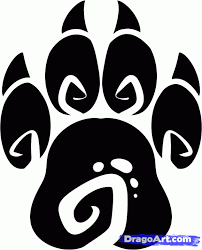 How To Draw A Tribal Paw Tribal Paw Print Step By Step Tribal Wolf Paw Print Paw Drawing Tribal Drawings