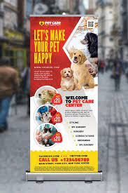 We were looking for a. Roll Up Banner On The Street In 2021 Pet Care Pet Clinic Banner