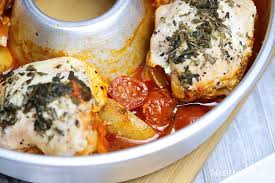 Toskanisches Huhn Aus Dem Omnia Backofen Omnia Backofen Gunstiges Essen Kochen Rezepte