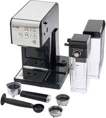 Place the tip of the steam wand into the milk with the tip at about ½ inch below the milk's surface. Mr Coffee Espresso Machine With 19 Bars Of Pressure And Milk Frother Stainless Steel Bvmc Em6701ss Best Buy