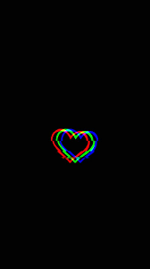 Glitched Heart Glitch Wallpaper Dark Wallpaper Black Phone Wallpaper